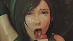 Final Fantasy Porn Tifa Gives a Deep-throat Blowjob Rule34 3D Hentai