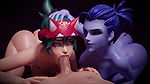 Overwatch Porn Compilation Dva Kirito Dick Ride Mercy Blowjob Rule34 3D Hentai