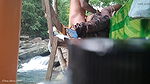 Pinay Horny Couple Sex in the cottage of Public Waterfalls