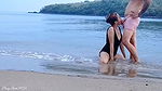 Pinay scandal Amateur Public sex in Beach