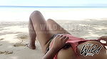 Pinay Viral Chubby Girlfriend Flashing Her Big Tits at the Beach