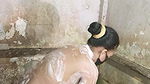 Seeing sister-in-law taking a shower while masturbating