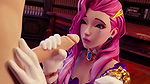 League of Legends Porn Serafina Blowjob Rule34 3D Hentai