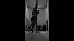 Pinay Pole Dancing with Heels and doing Aerial Hoops