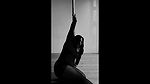 Pinay Pole Dancing with Heels and doing Aerial Hoops