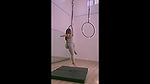 Pinay Pole Dancing with Heels and doing Aerial Hoops