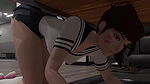 Overwatch Dva Schoolgirl Doggy Fucked While Under The Desk Blacked