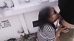 Filipina Risky Fuck in a Public Cemetery