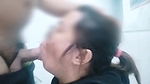 Horny Filipina Fucks at the (PETRON)Gasoline Station and eats CUM