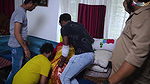 DESI MALLU BHABHI HARDCORE DIFFERENT POSITION OF SEX WITH FOUR LOCAL DESI BOYS WHEN SHE WAS ALONE AT HOME ( gangbang )