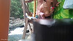 Pinay Horny Couple Risky Sex in the Cottage of Waterfalls