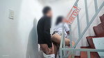 Risky Outdoor Sex, Hardcore Fucked Student Rider Fire Exit