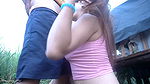 Desi Risky Blowjob Near the Road