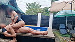 I Made My Horny Wife Squirt in the Pool!