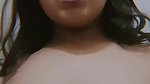 chubby cousin sister stripping topless boobs show