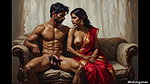 Hot indian roomates exchange girlfriend’s in hotel room