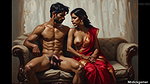 Hot indian roomates exchange girlfriend’s in hotel room