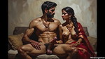 Hot indian village aunty gets her pussy creampied by city boy