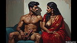 Hot sexy indian landlady lets her new neighbour fuck her