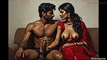 Hot sexy indian landlady lets her new neighbour fuck her