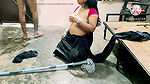 Indian Desi maid annu funked by owner