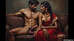 Indian girl nisha in hotel room with her boyfriend and her stepbrother threesome sex
