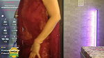 Sexy Bhabhi in See Saree without blouse Exposing Boobs 12
