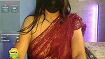 Sexy Bhabhi in See Saree without blouse Exposing Boobs 12