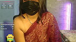Sexy Bhabhi in See Saree without blouse Exposing Boobs 12