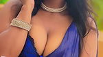 TANVI BUSTY JUICY CLEAVAGE AND NAVEL VIEW IN BRA BLOUSE SAREE TEMPTING 12
