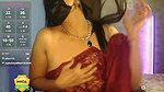 Desi Indian wife in saree showing her boobs 2