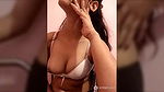 Hot Bhabhi in bra Pressing her Big Boobs 2