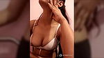Hot Bhabhi in bra Pressing her Big Boobs 2