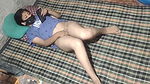 Desi Village girl masterbating very hardly with happy face
