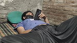 Desi Village girl masterbating when she watching video