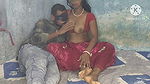 Indian desi red sari wali bhabhi was by boys from Bihar
