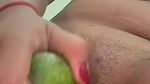 My nude video fuck feel with cucumber 🥒