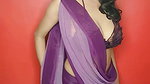 RAUNCHY AND DESIRABLE NEHAL SEXY IN BRA BLOUSE AND EXPOSING SAREE FAP MATERIAL2
