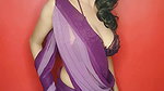 RAUNCHY AND DESIRABLE NEHAL SEXY IN BRA BLOUSE AND EXPOSING SAREE FAP MATERIAL2