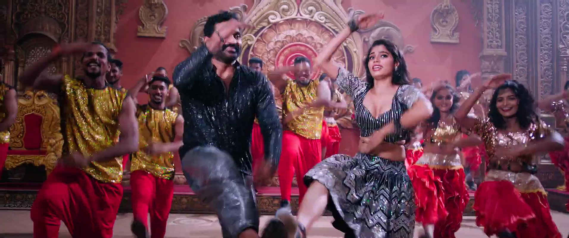 Aaradhya hot navel song – Expressions, Neck caressed, Slight cleavage2