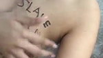 Desi teen slut spiting all over her body for her master2