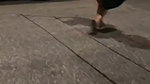 Leaving the gym nude