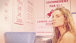 Hot laundry stripping ad