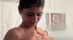 Arab Queen Mia Khalifa Topless Shower Her Big Boobs