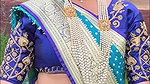 marathi lady sexy deep navel in blue saree