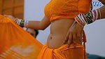 Cutie Manvi Singh hot song – Saree removed, Navel caressed, cleavage show