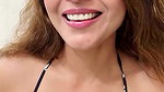 Hot busty desi lady boobs in nlack bikini2