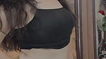 sexy desi babe deep navel in black tshirt2