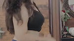 sexy desi babe deep navel in black tshirt2