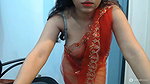Hot GIRL in TRANSPARENT saree showing her hot body